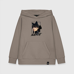 Детская толстовка-худи Wednesday Black cat