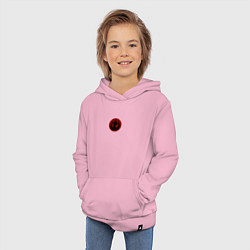 Толстовка детская хлопковая Герб народа огня, цвет: светло-розовый — фото 2