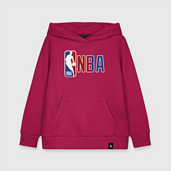 Толстовка детская хлопковая NBA - big logo, цвет: маджента