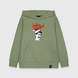 Детская толстовка-худи Новогодний мем