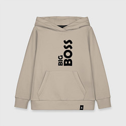 Детская толстовка-худи BIG BOSS - темная