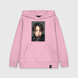 Толстовка детская хлопковая Handsome Jimin, цвет: светло-розовый