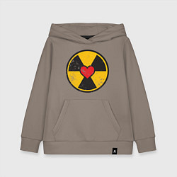 Детская толстовка-худи Радиация любви