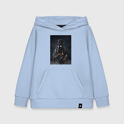 Детская толстовка-худи Чумной доктор в Средневековье