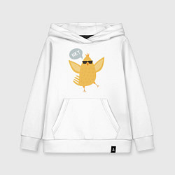 Детская толстовка-худи Забавный цыпленок