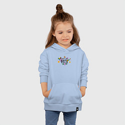 Толстовка детская хлопковая Лучшая Вера в мире, цвет: мягкое небо — фото 2