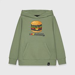 Детская толстовка-худи VAGburger tyres