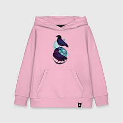 Детская толстовка-худи Фиолетовые вороны