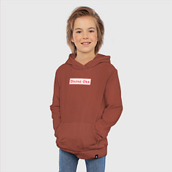 Толстовка детская хлопковая Divine Orb дроп в Path of Exile, цвет: кирпичный — фото 2