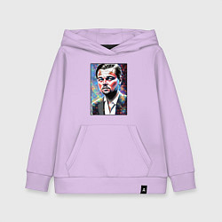 Детская толстовка-худи Леонардо Ди Каприо поп-арт