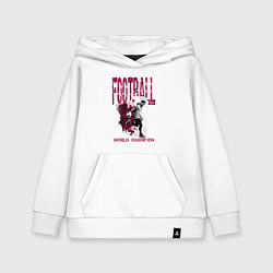 Детская толстовка-худи Время футбола