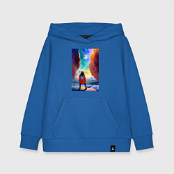 Детская толстовка-худи Космическая девчонка - киберпанк