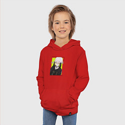 Толстовка детская хлопковая Андройд 9S, цвет: красный — фото 2