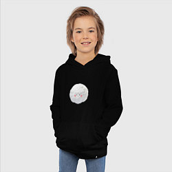 Толстовка детская хлопковая Хлопковый монстрик, цвет: черный — фото 2