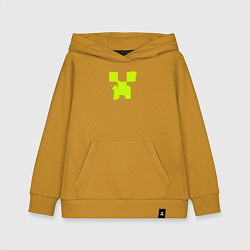 Детская толстовка-худи Lime Creeper eyes