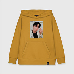 Толстовка детская хлопковая BTS -J-hope-, цвет: горчичный
