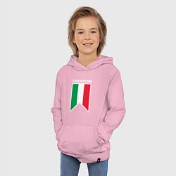 Толстовка детская хлопковая Италия чемпион, цвет: светло-розовый — фото 2