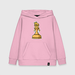 Детская толстовка-худи Шахматная пешка InChess
