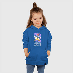 Толстовка детская хлопковая Chicken Gun - Game, цвет: синий — фото 2
