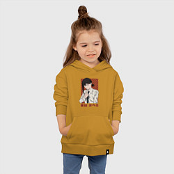 Толстовка детская хлопковая Кобэни, цвет: горчичный — фото 2