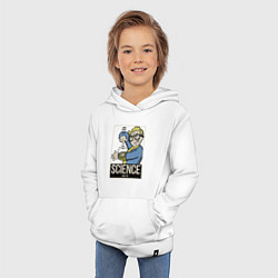 Толстовка детская хлопковая Vault science, цвет: белый — фото 2