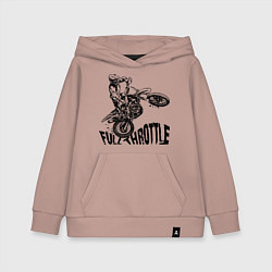 Детская толстовка-худи Полный газ