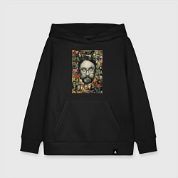 Детская толстовка-худи Егор Летов коллаж