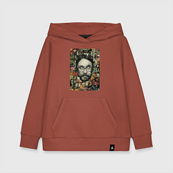 Детская толстовка-худи Егор Летов коллаж