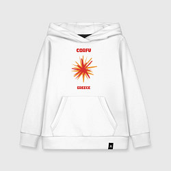 Детская толстовка-худи Корфу - Греция