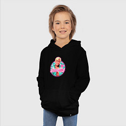 Толстовка детская хлопковая Кен Барби, цвет: черный — фото 2
