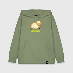 Детская толстовка-худи Весёлая овечка