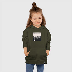 Толстовка детская хлопковая Тру фанат Joy Division, цвет: хаки — фото 2