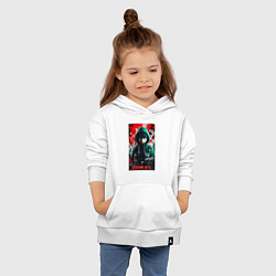 Толстовка детская хлопковая Ninja Roblox, цвет: белый — фото 2