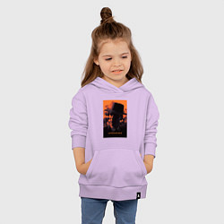 Толстовка детская хлопковая Взгляд Оппенгеймера, цвет: лаванда — фото 2