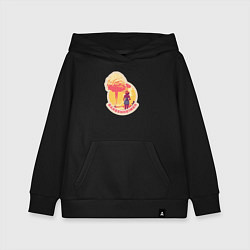 Детская толстовка-худи Барби смотрит на гриб - Барбигеймер