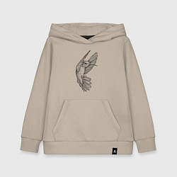 Детская толстовка-худи Колибри атакует