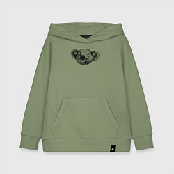Детская толстовка-худи Коала голова