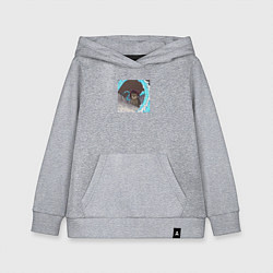 Детская толстовка-худи Танджиро- котик