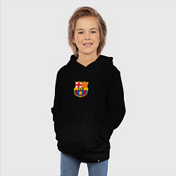 Толстовка детская хлопковая Barcelona fc sport, цвет: черный — фото 2