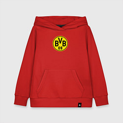 Толстовка детская хлопковая Borussia fc sport, цвет: красный