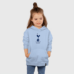 Толстовка детская хлопковая Tottenham Hotspur fc sport, цвет: мягкое небо — фото 2