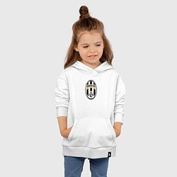 Толстовка детская хлопковая Juventus sport fc, цвет: белый — фото 2