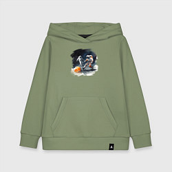 Детская толстовка-худи Космические футболисты