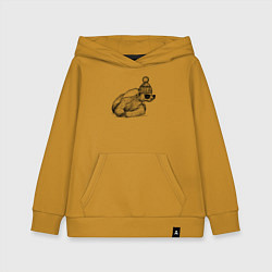 Детская толстовка-худи Медоед стильный