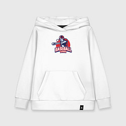 Детская толстовка-худи Бейсбольная лига
