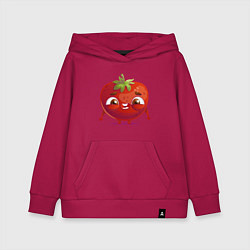 Толстовка детская хлопковая Милая помидорка, цвет: маджента