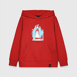 Детская толстовка-худи Лама - альпака в шапочке