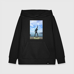 Детская толстовка-худи Памятник Фредди Меркюри в Монтрё