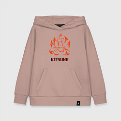 Детская толстовка-худи Огненная лисица-демон