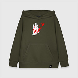 Детская толстовка-худи Маска демона Кицунэ